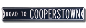 unknown ROAD TO COOPERSTOWN Street Sign