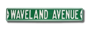 WAVELAND AVE Street Sign