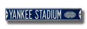 unknown YANKEE STADIUM with AS logo Street Sign