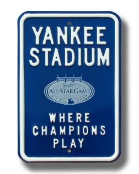 unknown YANKEE STADIUM PARKING with AS logo Parking Sign