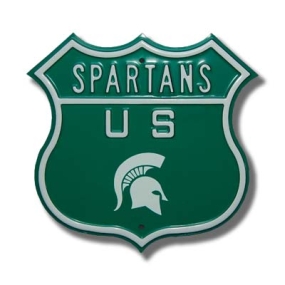 SPARTANS US Helmet logo Route Sign