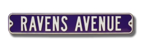RAVENS AVENUE Street Sign