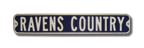 RAVENS COUNTRY Street Sign