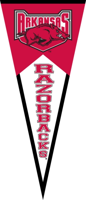 Arkansas Razorbacks Classic Pennant