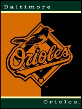 Baltimore Orioles All Star Fleece Blanket/Throw