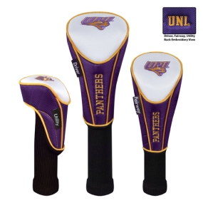 Northern Iowa Panthers Set of 3 Golf Club Headcovers