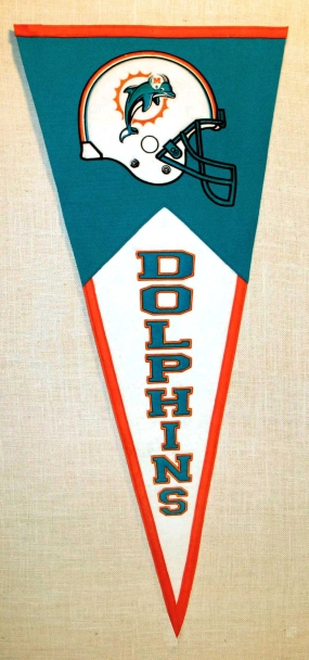 Miami Dolphins Classic Pennant