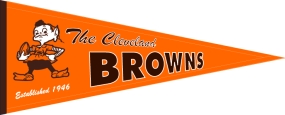 Cleveland Browns Throwback Pennant
