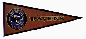 Baltimore Ravens Pigskin Pennant Traditions Pennant