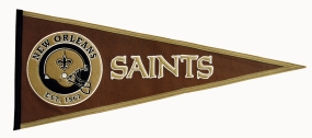 New Orleans Saints Pigskin Pennant Traditions Pennant