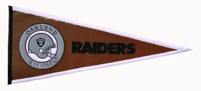 Oakland Raiders Pigskin Pennant Traditions Pennant