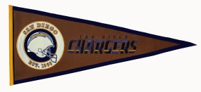 San Diego Chargers Pigskin Pennant Traditions Pennant