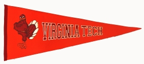 Virgina Tech Hokies Vintage Traditions Pennant