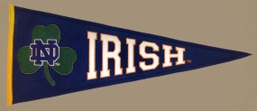 Notre Dame Fighting Irish Traditions Pennant