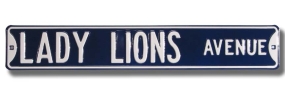 LADY LIONS AVENUE Street Sign