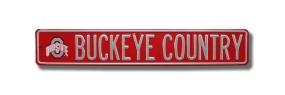 BUCKEYE COUNTRY with logo Street Sign