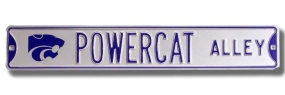 POWERCAT ALLEY with logo Street Sign