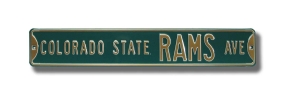 COLORADO STATE RAMS AVE Street Sign