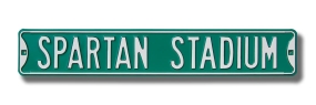 SPARTAN STADIUM Street Sign