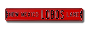 NEW MEXICO LOBOS LANE Street Sign