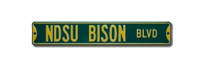 NDSU BISON BLVD Street Sign