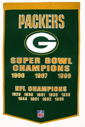Green Bay Packers Banner Dynasty Banner
