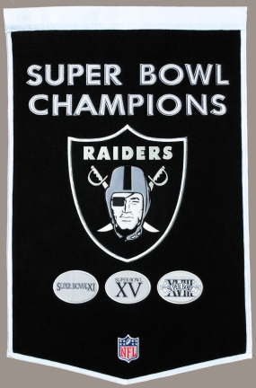 Oakland Raiders Banner Dynasty Banner