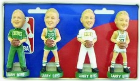 Boston Celtics Larry Bird Mini Bobble Head Set