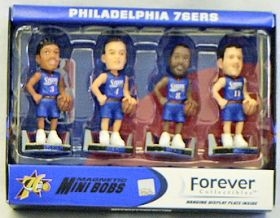 Philadelphia 76ers Alternate Mini Bobble Head Set
