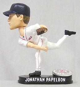 Boston Red Sox Jonathan Papelbon Blatinum Bobble Head