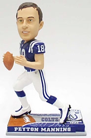 Indianapolis Colts Peyton Manning On Field Bobble Head