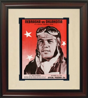 1942 Oklahoma vs. Nebraska Historic Football Program Cover
