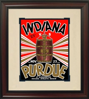 1935 Indiana vs. Purdue Historic Football Program Cover