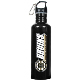 Boston Bruins 1 Liter Black Aluminum Water Bottle