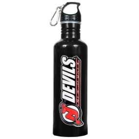 New Jersey Devils 1 Liter Black Aluminum Water Bottle