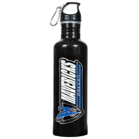 Dallas Mavericks 1 Liter Black Aluminum Water Bottle