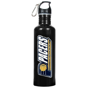 Indiana Pacers 1 Liter Black Aluminum Water Bottle