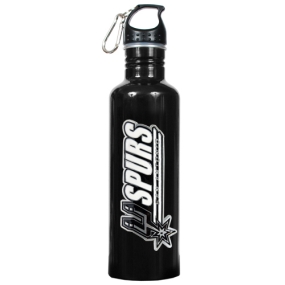 San Antonio Spurs 1 Liter Black Aluminum Water Bottle