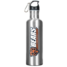 Chicago Bears 34oz Silver Aluminum Water Bottle