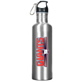 New York Giants 34oz Silver Aluminum Water Bottle