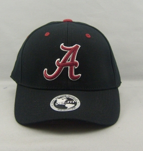 Alabama Crimson Tide Black One Fit Hat