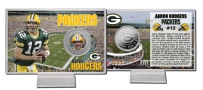 Aaron Rodgers Silver Coin Card