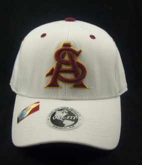 Arizona State Sun Devils White One Fit Hat