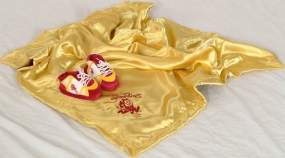 Arizona State Sun Devils Baby Blanket and Slippers