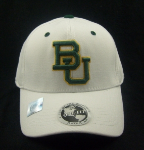 Baylor Bears White One Fit Hat