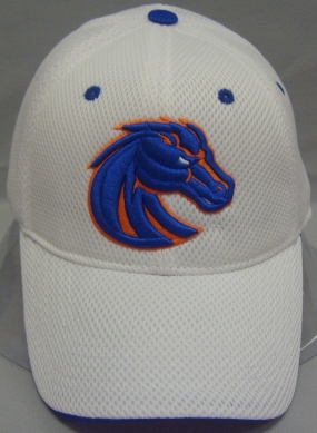 Boise State Broncos White Elite One Fit Hat