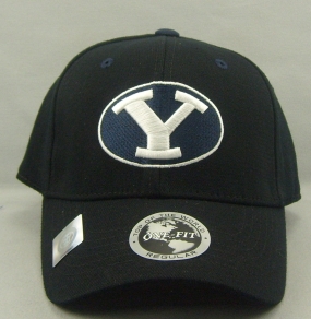 Brigham Young Cougars Black One Fit Hat