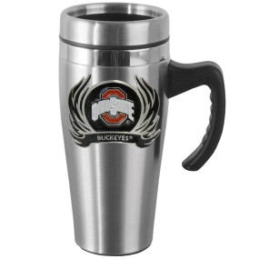 Ohio St. Flame Steel Mug w/Handle