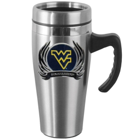 W. Virginia Flame Steel Mug w/Handle
