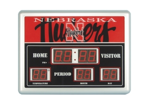 Nebraska Cornhuskers Scoreboard Clock